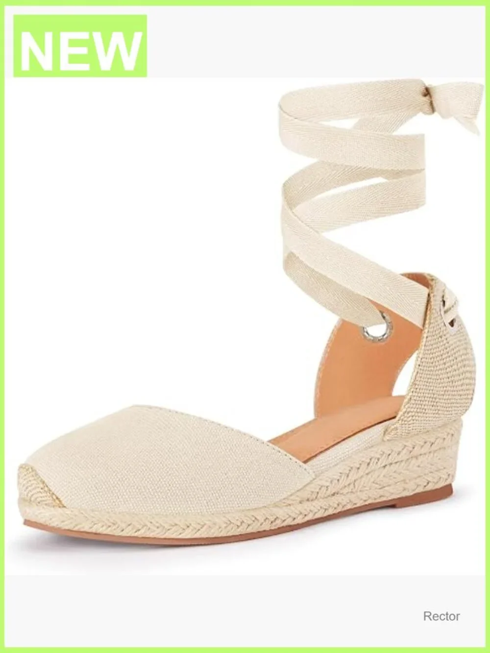 Girls Espadrille Platform Wedge Sandals Closed Toe Lace Up Ankle Strap Summer